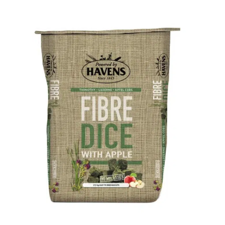Futtersack Thimothy Luzerne Fibre Dice Apple Cobs