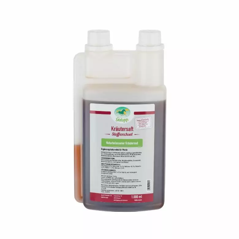 Galopp Kräutersaft Stoffwechsel