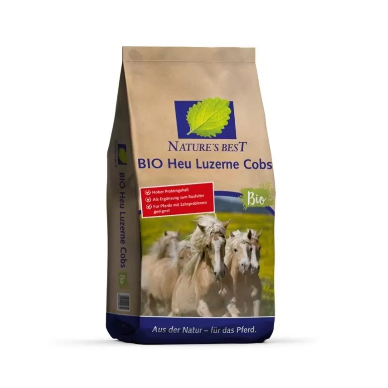 Natures Best BIO Heu Luzerne Cobs