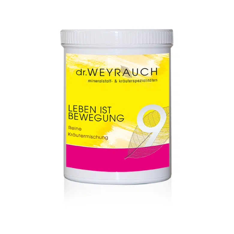 Futterdose Dr.Weyrauch leben ist Bewegung Nr. 9