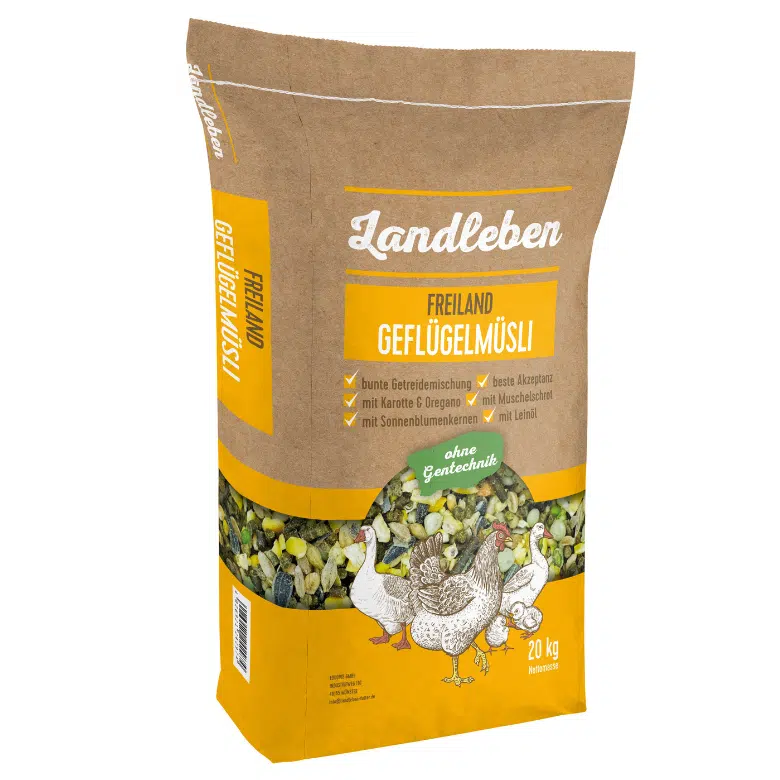 Futtersack Landleben Freiland Gefügelmüsli