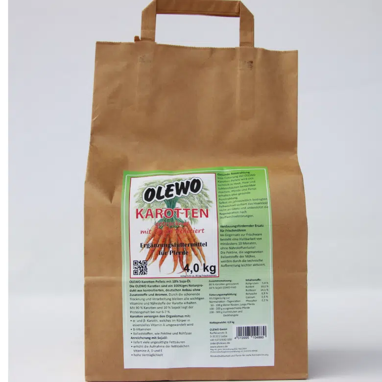 Olewo Karotten Pellets mit Öl – Bild 2