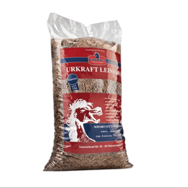 Urkraft Leinsamen Granulat Sack