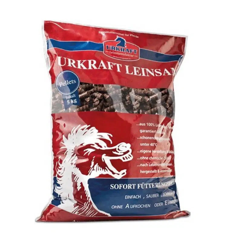 Urkraft Leinsamen Pellets Sack