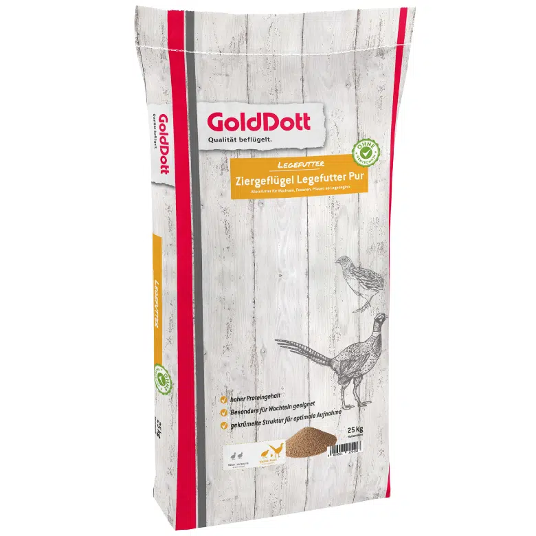 Futtersack GoldDott Ziergeflügel Legefutter Pur 25kg