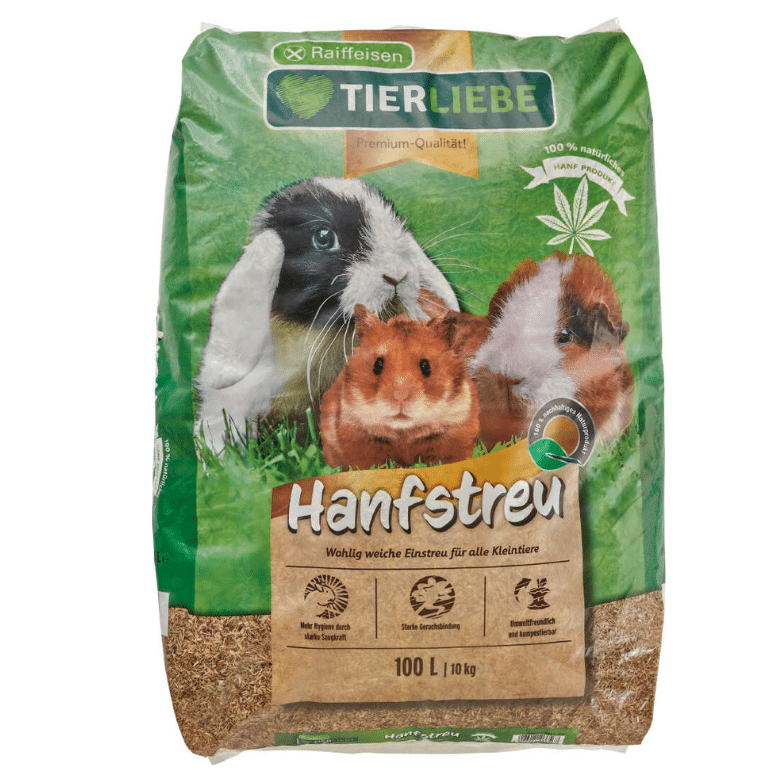 Futtersack Tierliebe Hanfstreu 10kg
