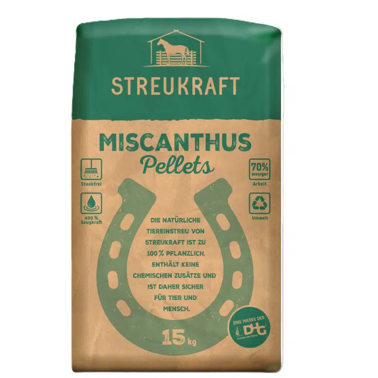 Streukraft Miscanthus Pellets 15kg Sack