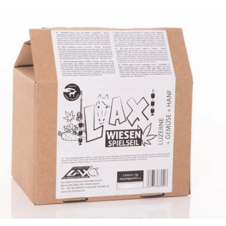 Futterbeutel Lax Wieen Luzerne gemüse mit Hanf