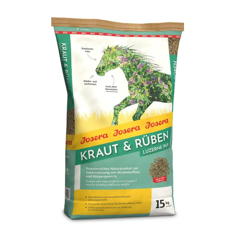 Futtersack Josera Kraut&Rüben Luzerne Pur 15kg