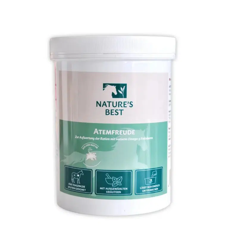 Futterdose Natures Best Atemfreude 600g