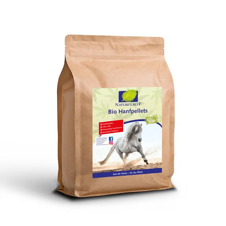 Futtersack Natures Best Bio Hanfpellets